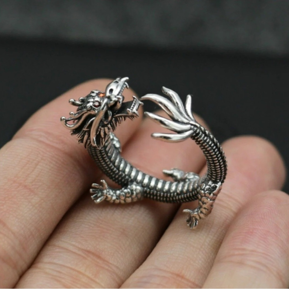 Vintage Thai Dragon Ring.